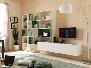Moretti Compact Книжный шкаф / оборудованная стенка из дерева