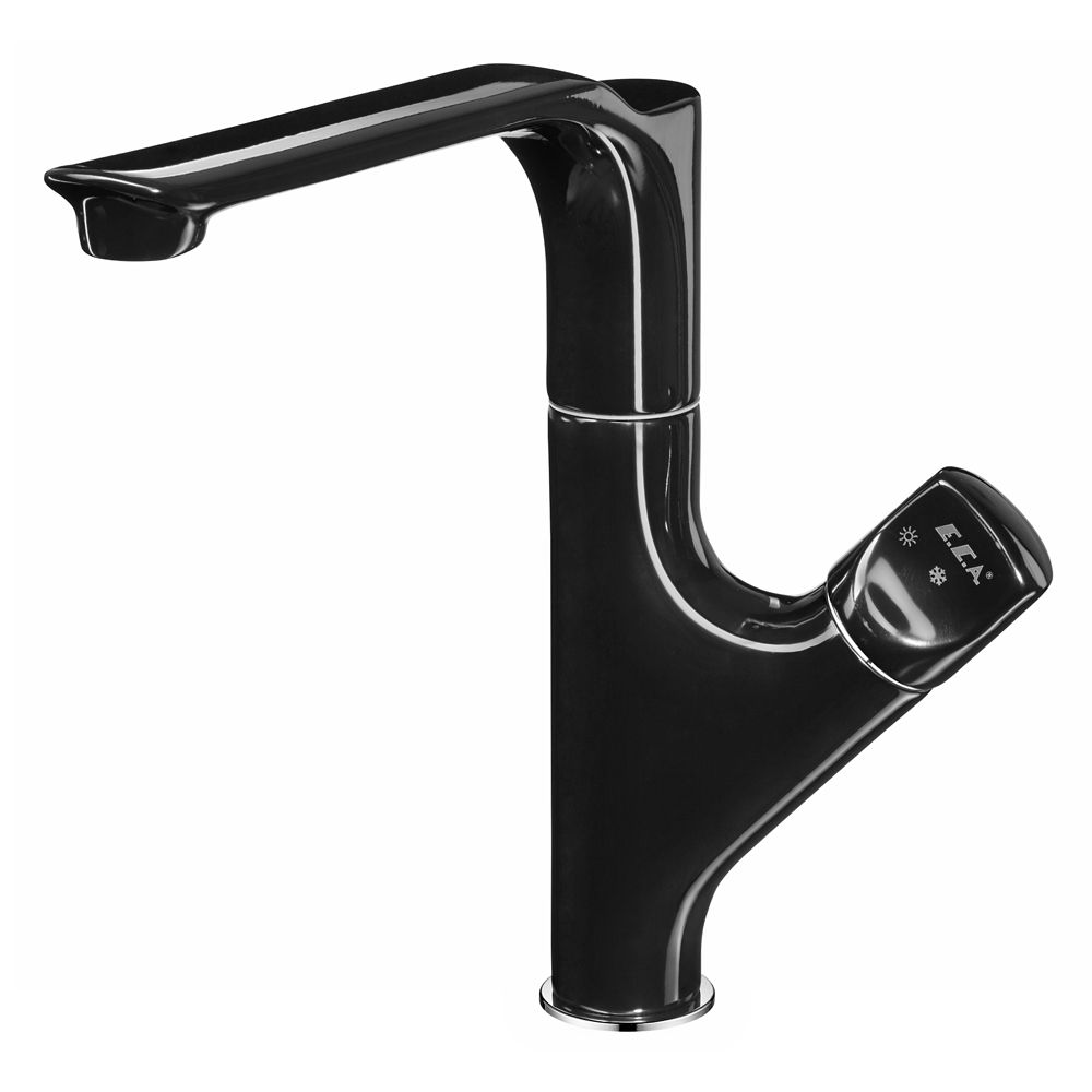 104518063  Смеситель для мойки Myra - черный Eca  - Вид №1