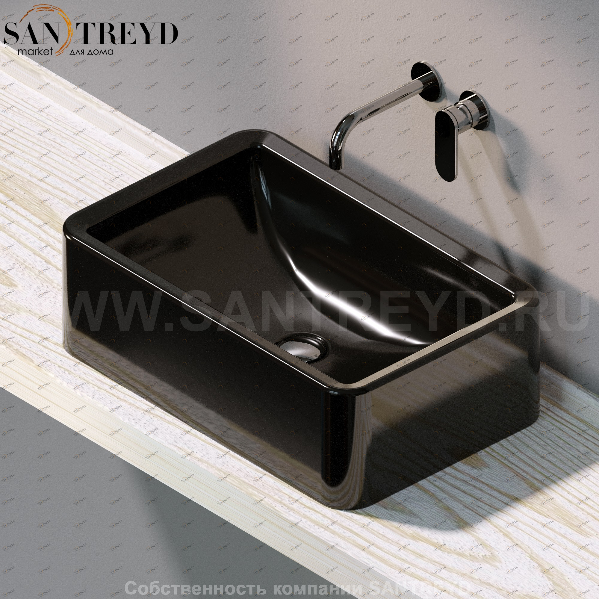 NL62H209017 Накладная раковина на столешницу  прямоугольная Ceramica Flaminia Nile