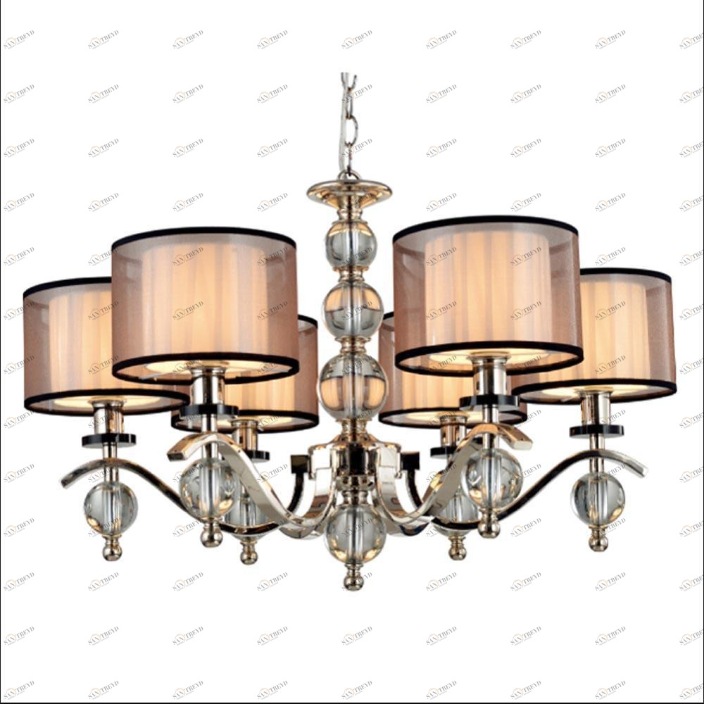 Подвесная люстра Omnilux Piattelli OML-86203-06 OMNILUX ДИЗАЙНЕРСКИЕ, PIATTELLI 279746 Черный 