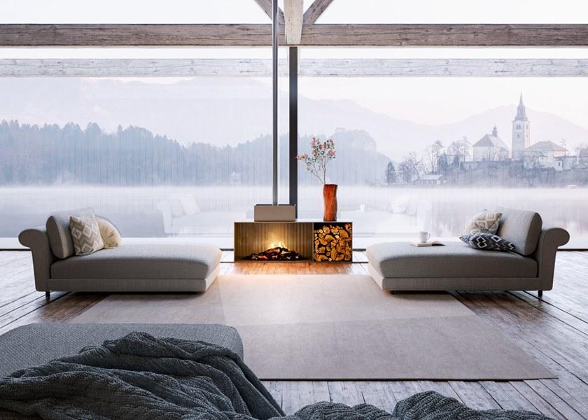 Liu Jo Living Collection Мягкая кушетка из ткани Urban fan sun-id-1368551 - Вид №2