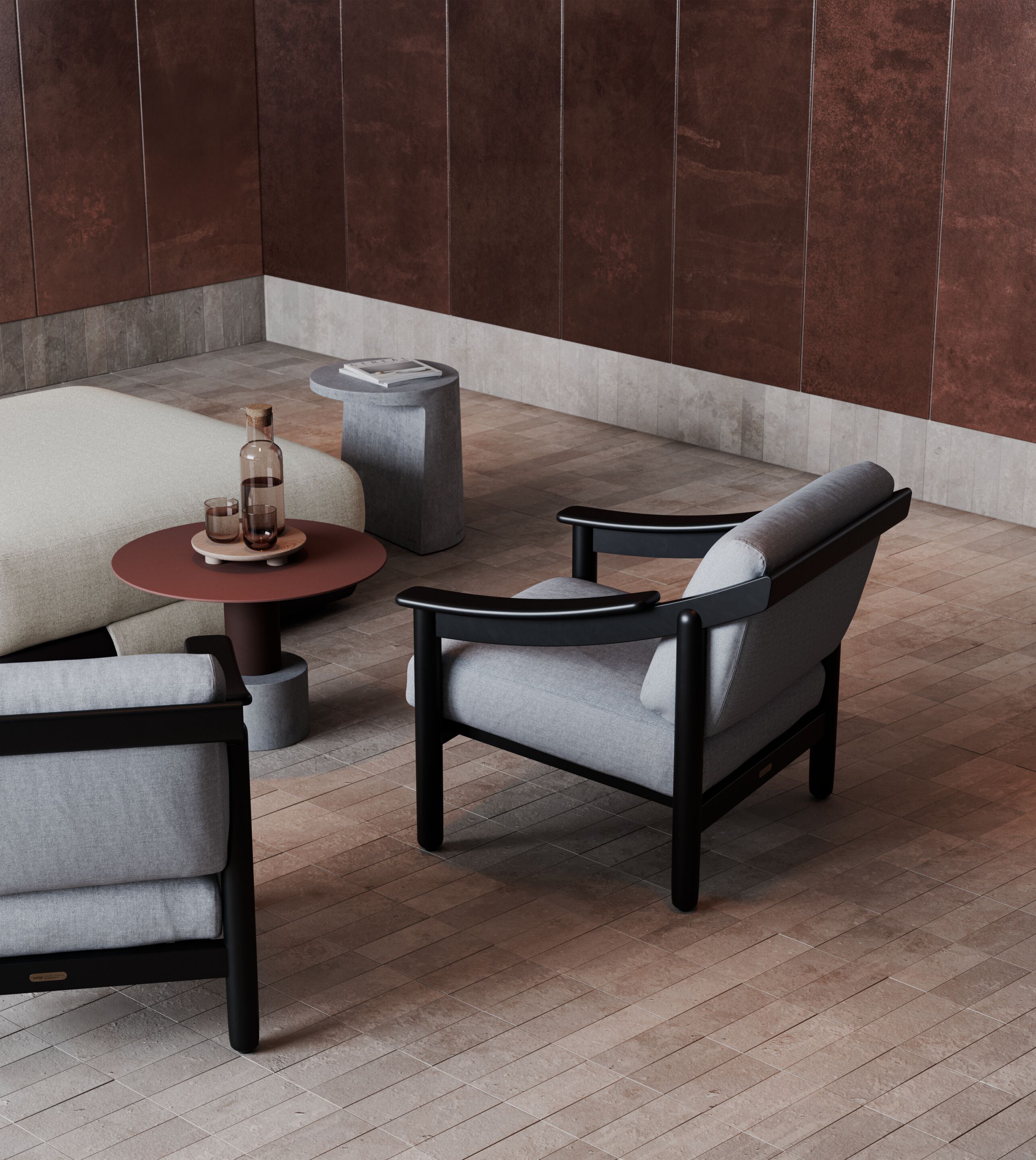 Садовое кресло с подлокотниками Kettal LODEN ARCH-00072448 - Вид №6