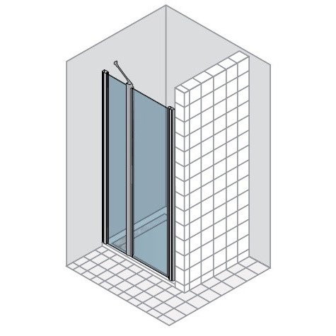 V6TWL Vertica collection Распашная дверь DUKA 45003 - Вид №1
