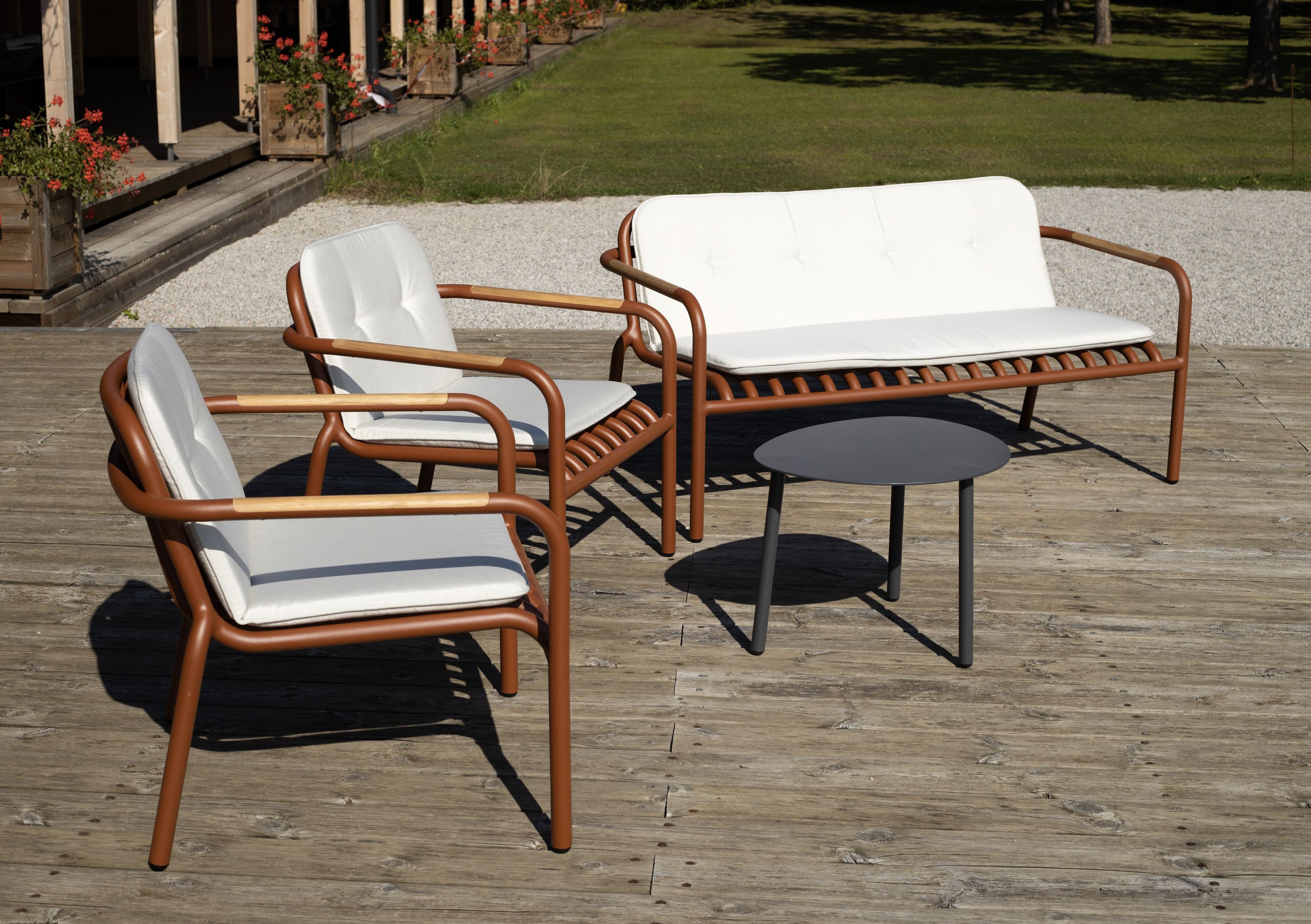 Алюминиевый садовый стул с подлокотниками DRIGANI воздух ARCH-00051008 - Вид №1