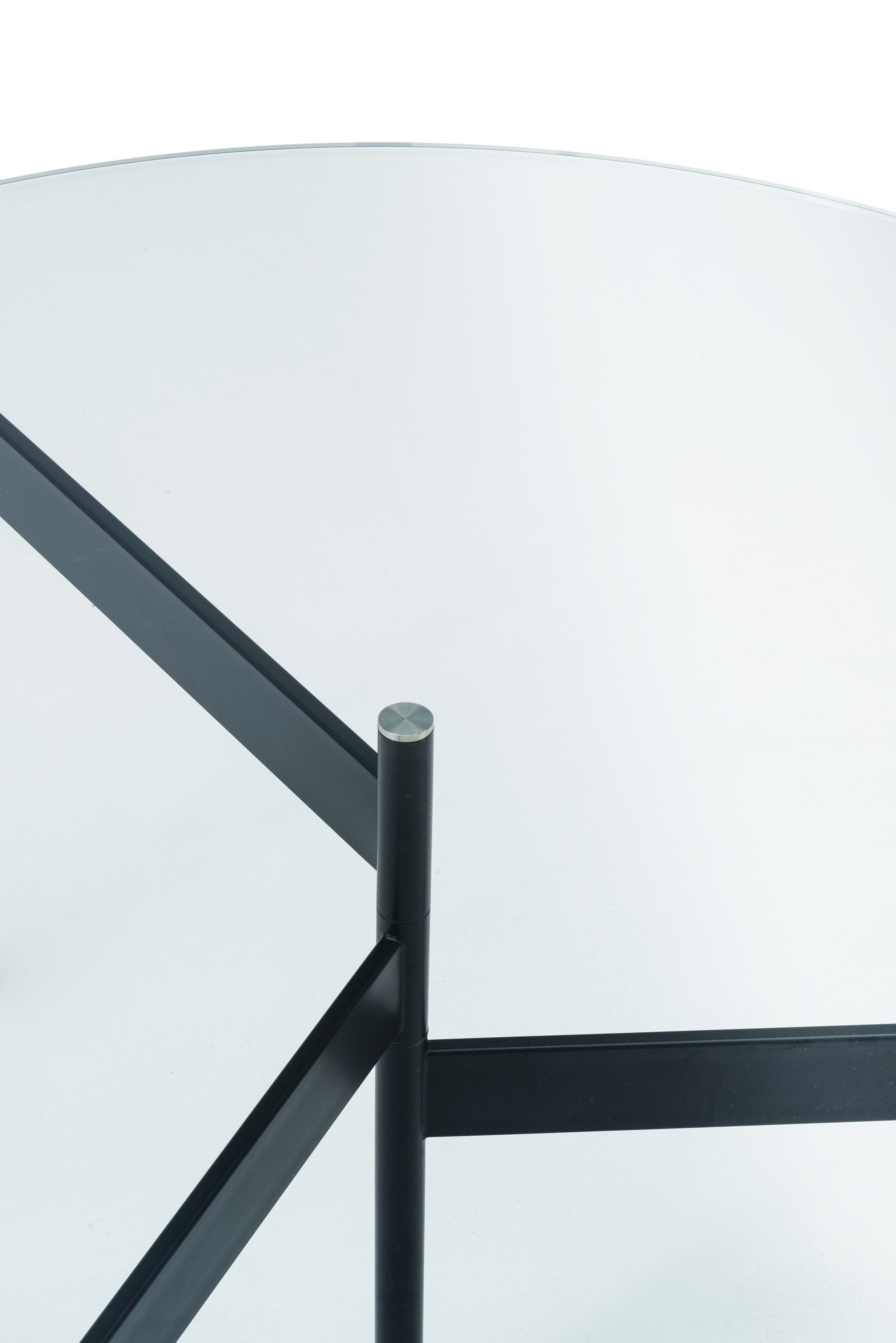 Круглый стол из стали и стекла Living Divani NOTES ARCH-00130228 - Вид №7