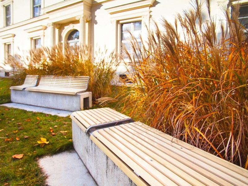 mmcité1 Скамья из стали и дерева со спинкой Portiqoa sun-id-1357302 - Вид №3