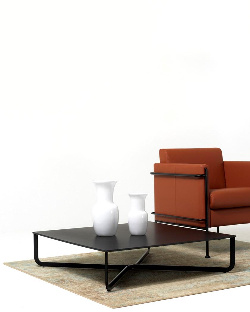 Diemme Низкий квадратный журнальный столик с верхом из hpl sun-id-1483198 - Вид №2