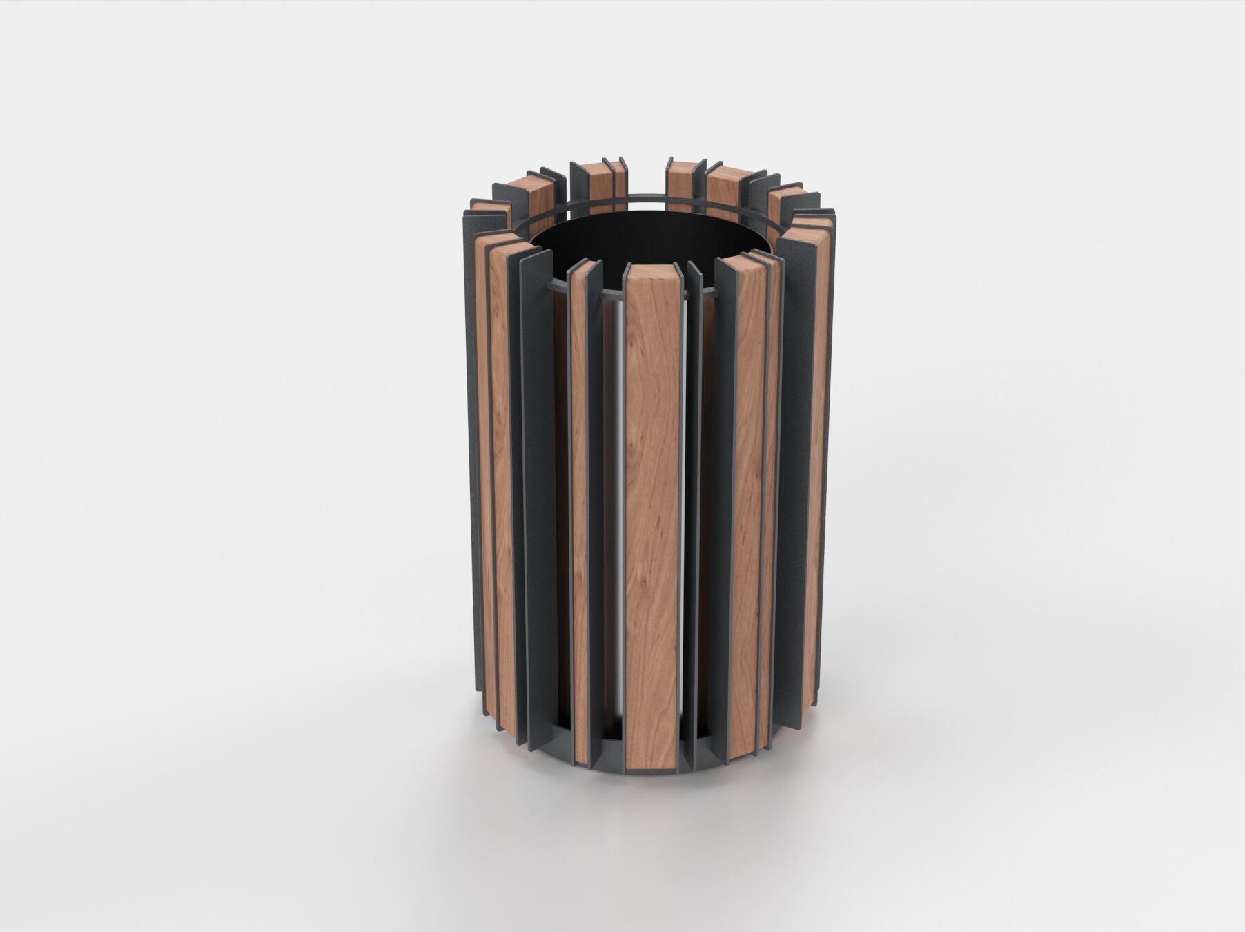 Наружные оцинкованные стальные стойки для мусора Viscio Urban Design LOUIS ARCH-00143081 - Вид №4