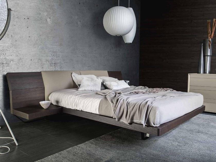 ZANETTE Двуспальная кровать из дерева со встроенными прикроватными тумбочками sun-id-1380672 - Вид №6