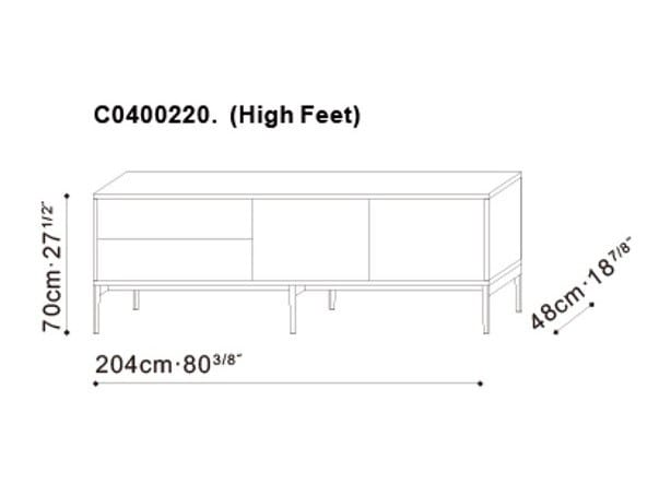 Деревянный шкаф с распашными дверями CAMERICH Pixel ARCH-00098555 - Вид №5