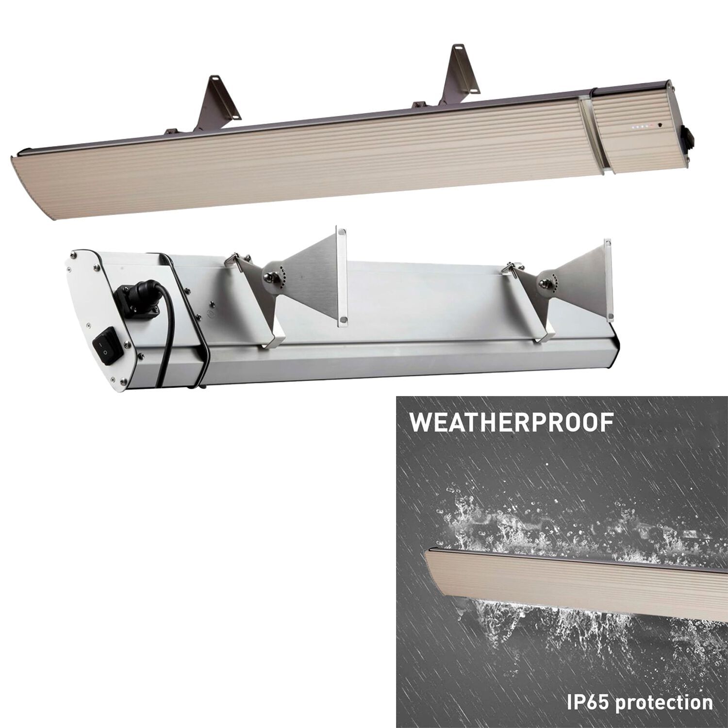 Инфракрасный обогреватель из стеклокерамики и алюминия SINED CALORE 3200 ARCH-00023258 - Вид №9