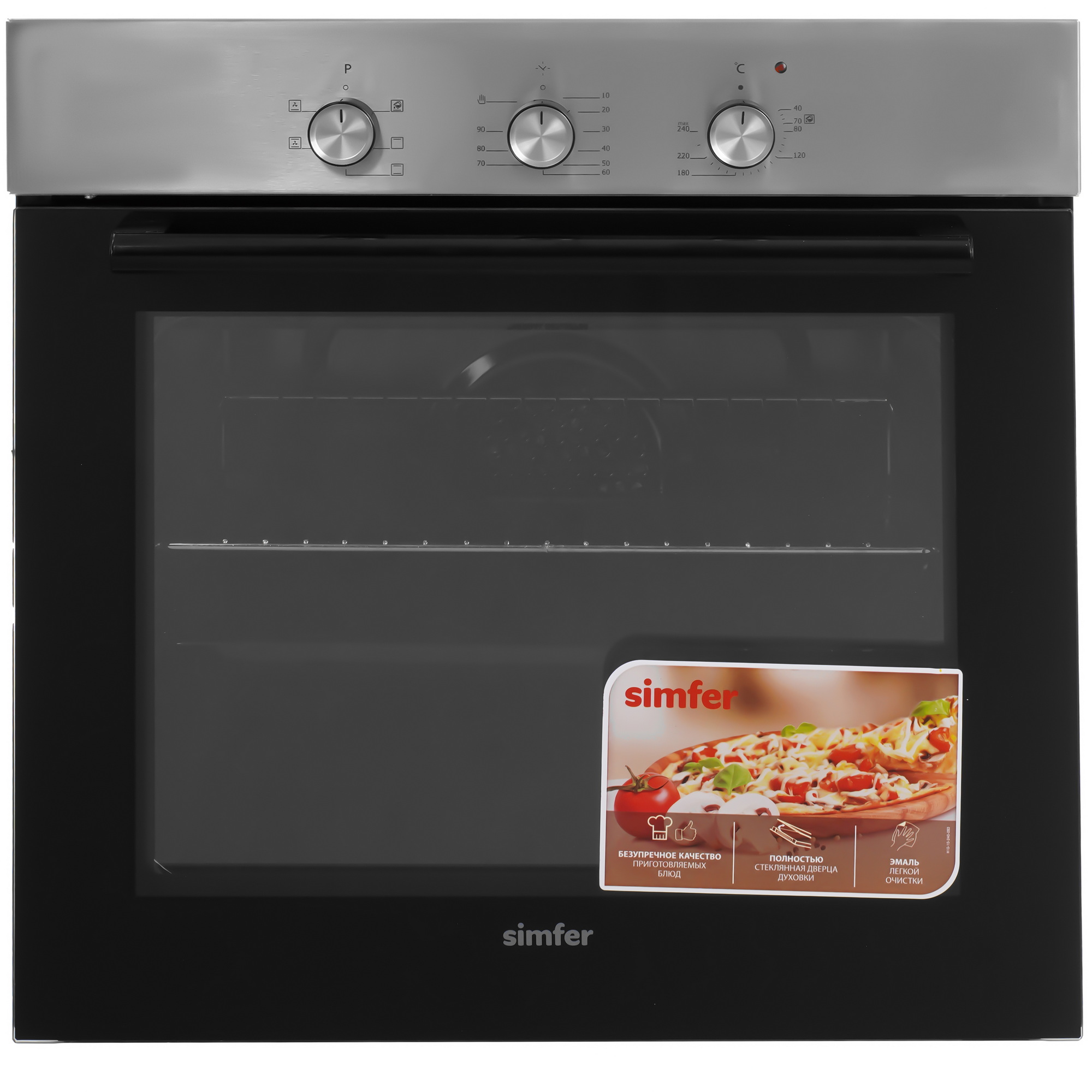 9280251 Духовой шкаф электрический Simfer B6EM16001 + Варочная поверхность индукционная Simfer H60I74S003 STDN-0108861 - Вид №1