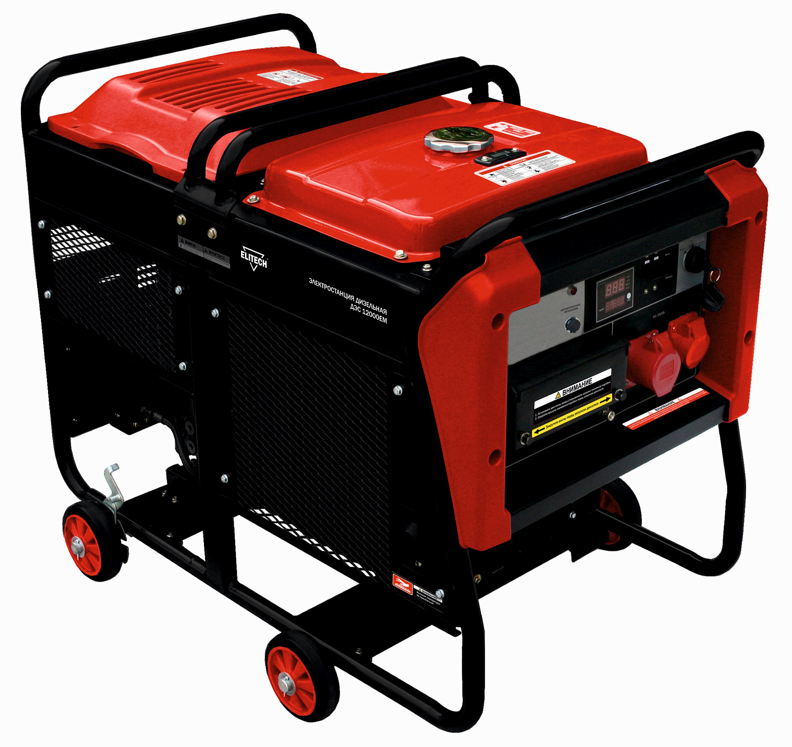 Электрогенератор  дизельный  Elitech ДЭС 12000ЕМ 5329948 STDN-0098349