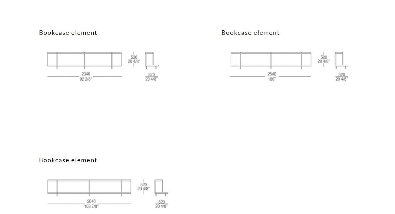 Съемный диван из ткани MisuraEmme ARGO ARCH-00069863 - Вид №20