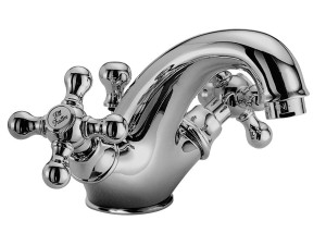 Смеситель для раковины на столешнице со сливом