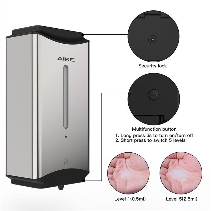 Автоматический дозатор жидкого мыла AIKE AK1206_99  - Вид №4