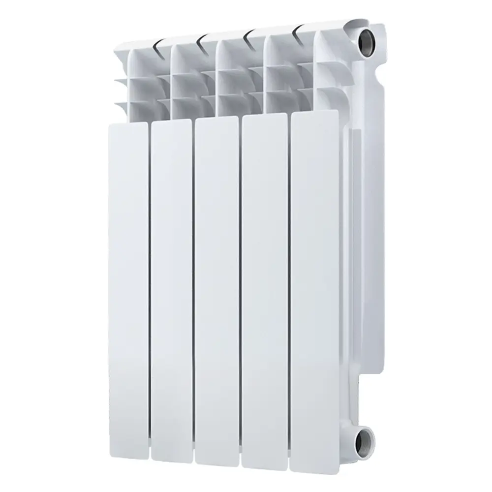 Радиатор секционный Oasis Bimetal 500/96 5 секций боковое подключение биметалл белый 86283573 STLM-2074856 - Вид №1