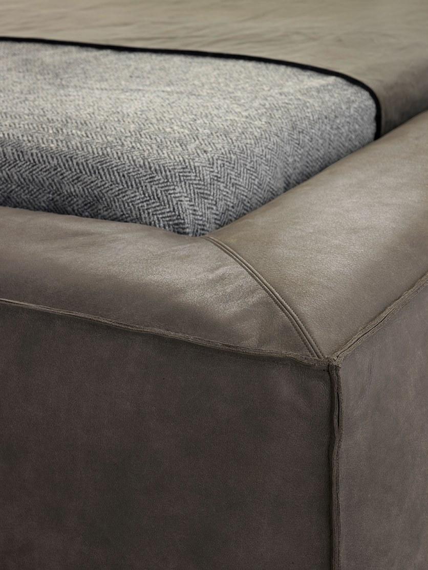 OLIVIERI Мягкая кровать со съемным чехлом из ткани sun-id-1442095 - Вид №5