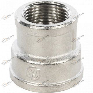 Муфта переходная ВВ 1х3/4" никель STOUT SFT0006000134