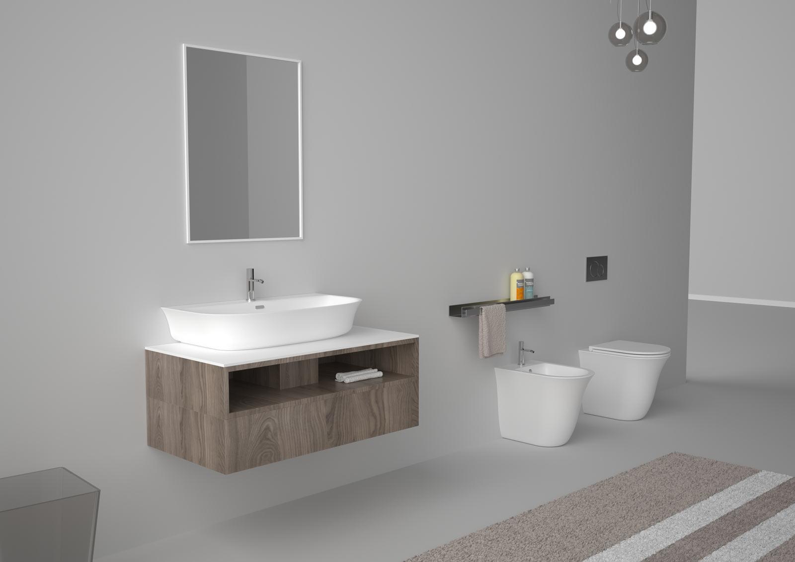 FLWC0118 Напольный унитаз приставной GSG CERAMIC Flut - Вид №11