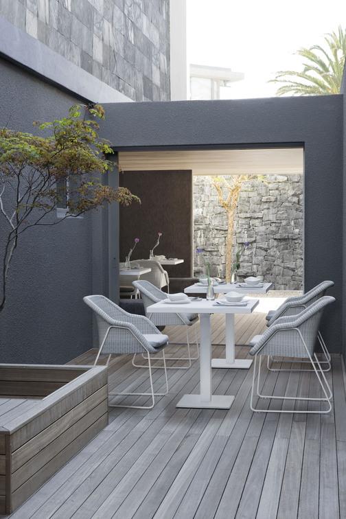 MNST1242 Обеденный стол pa lava 75см x 75см Manutti Napoli - Вид №2