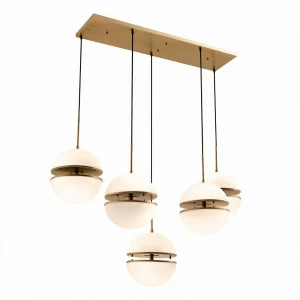 Светильник подвесной 155х130 см латунь Delight Collection 112645 EICHHOLTZ ДИЗАЙНЕРСКИЕ 00-3882250 Золото;прозрачный