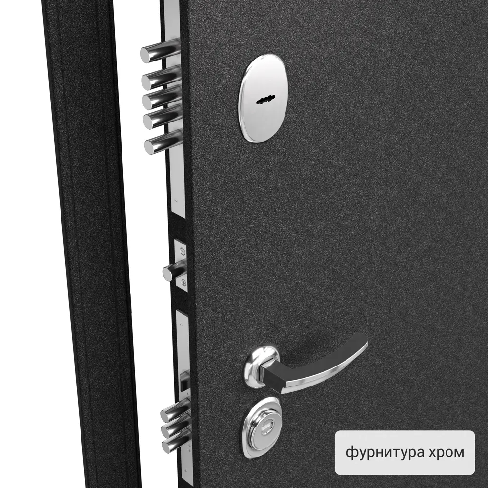 Дверь металлическая Контрол Леона, 960 мм, левая, цвет венге 82128354 STLM-2099780 TOREX  - Вид №1