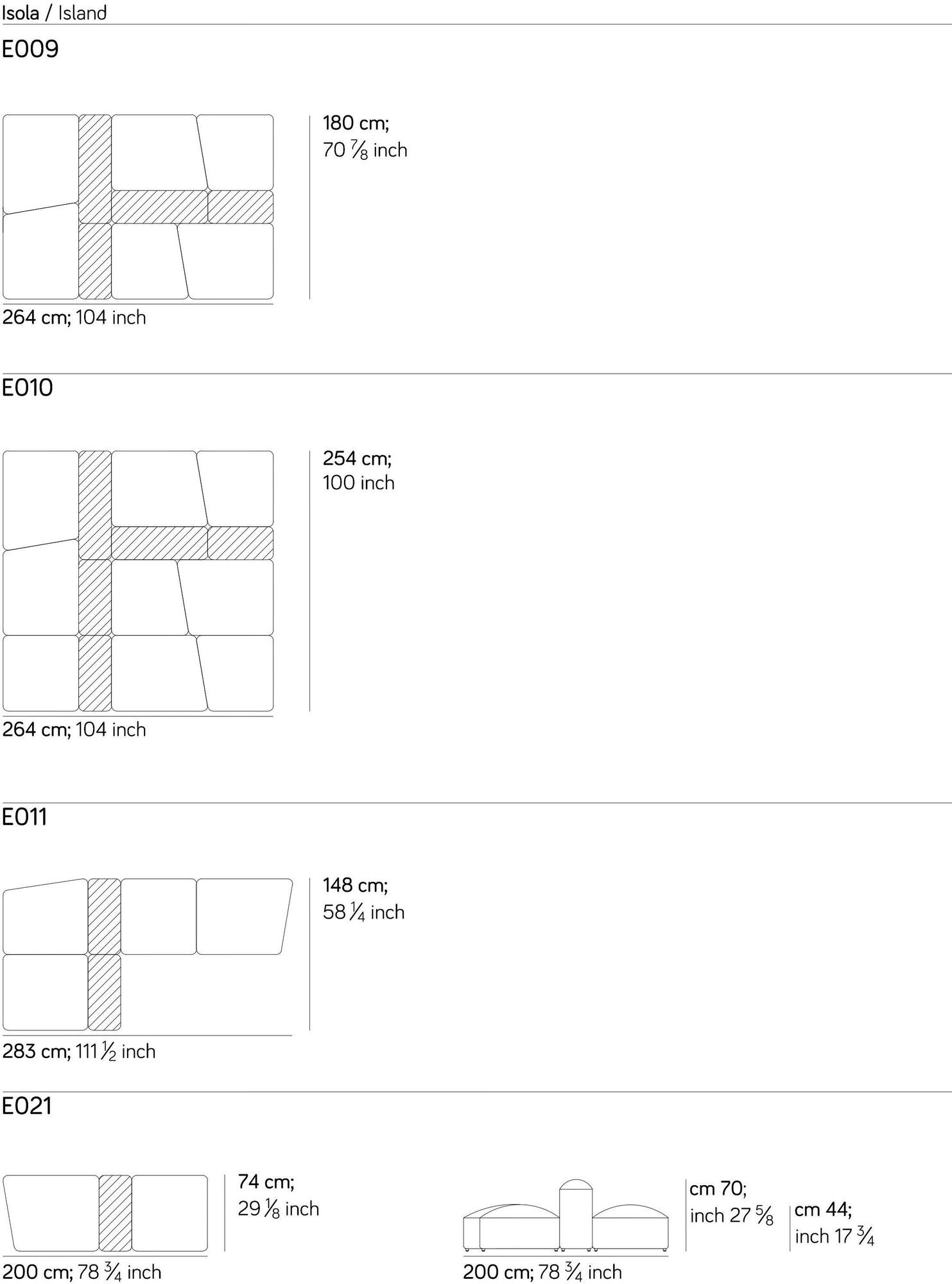 AMURA 3-х местный модульный диван Lapis Am001.060 - Вид №13