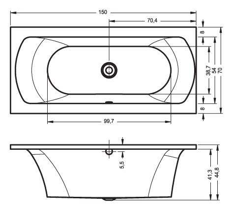 BB4000500000000 Ванна Riho Lima Santreyd - Вид №3