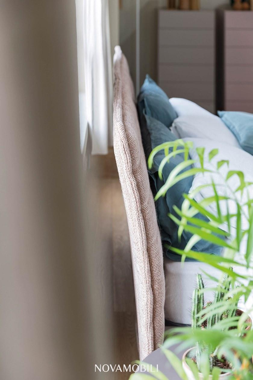 Novamobili Двуспальная кровать с мягким изголовьем sun-id-1432070 - Вид №5