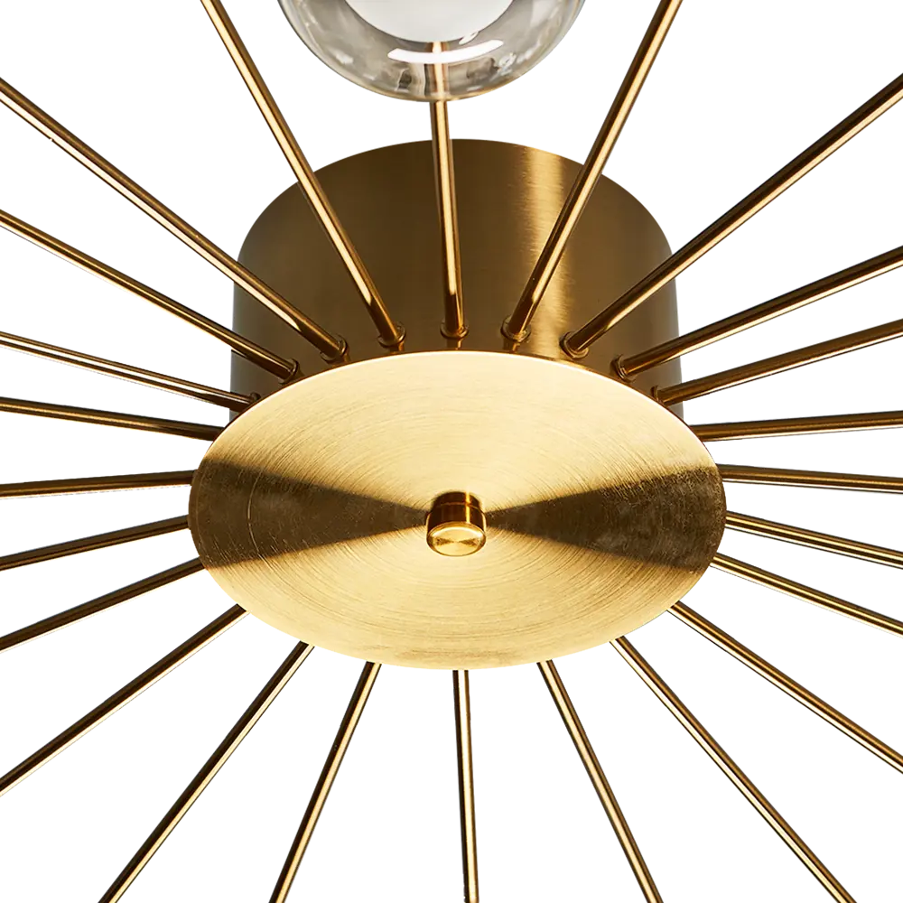 Люстра Freya Celebrity — 24-ламповое золотое освещение для просторных интерьеров 88241804 STLM-0932816 - Вид №4