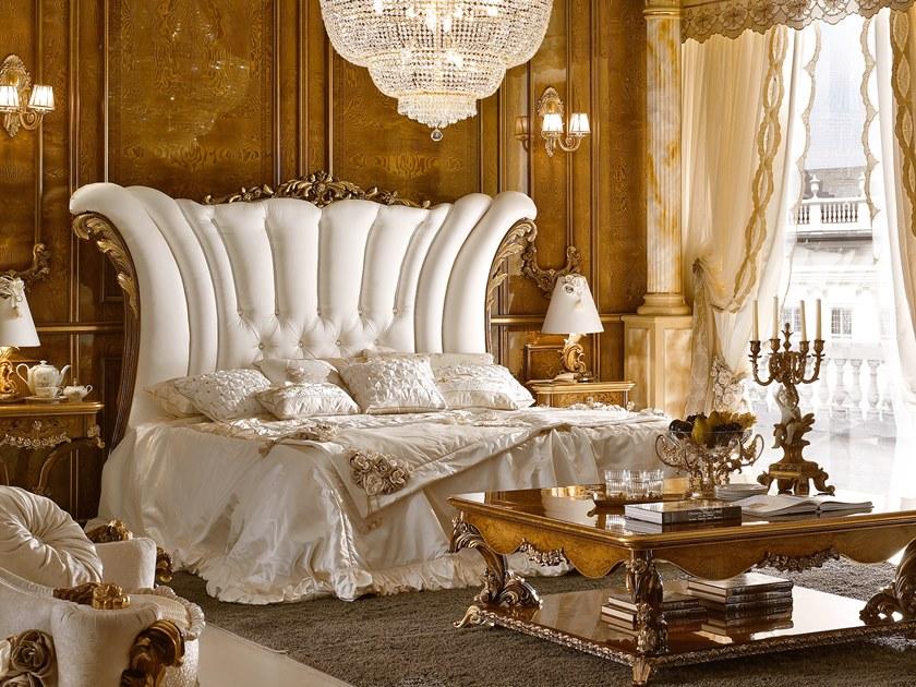 A.R. Arredamenti Двуспальная кровать из ткани с мягким изголовьем Dolcevita sun-id-1410956 - Вид №3