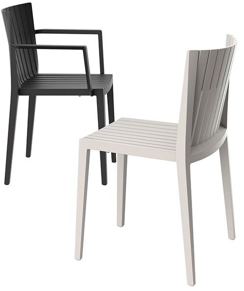 VONDOM Садовый стул из полипропилена с подлокотниками Spritz 56015 - Вид №4