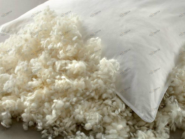 Demaflex Прямоугольная подушка из микросфер из чистой натуральной шерсти Naturali sun-id-1389210