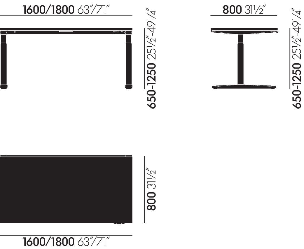 Множественный прямоугольный стол VITRA CDS ARCH-00096468 - Вид №98