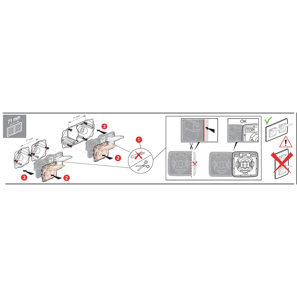 Розетка с заземлением IP44 Legrand Structura со шторками с защитной крышкой 16А 250В винтовые зажимы цвет белый 82064600 STLM-2028284 - Вид №7