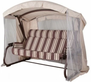 Качели садовые коричневые "Милан Премиум" IMPEX  132257 Бежевый;коричневый