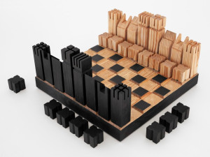 Настольная игра из твердой лиственницы