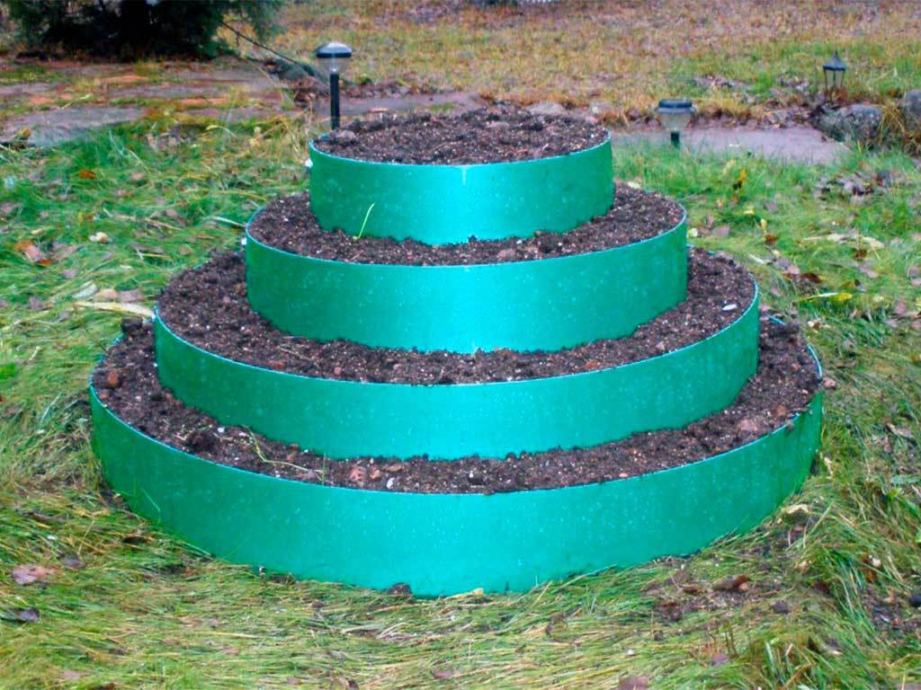 Лента бордюрная 450 мм x 10 м, 2 мм ГеоПластБорд GPBST-52 - Вид №3