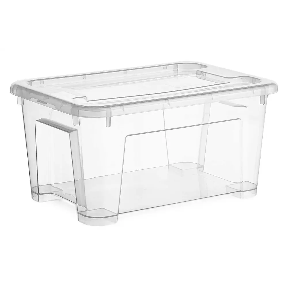 Контейнер с крышкой 28x20x14 см 5 л полипропилен цвет прозрачный Santreyd Серия отсутствует STLM-2012607 - Вид №1