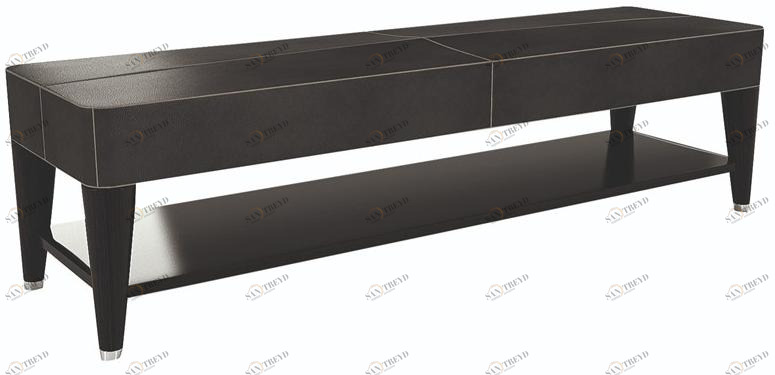 SELVA Кожаная скамейка с подставкой для ног Gatsby 1651