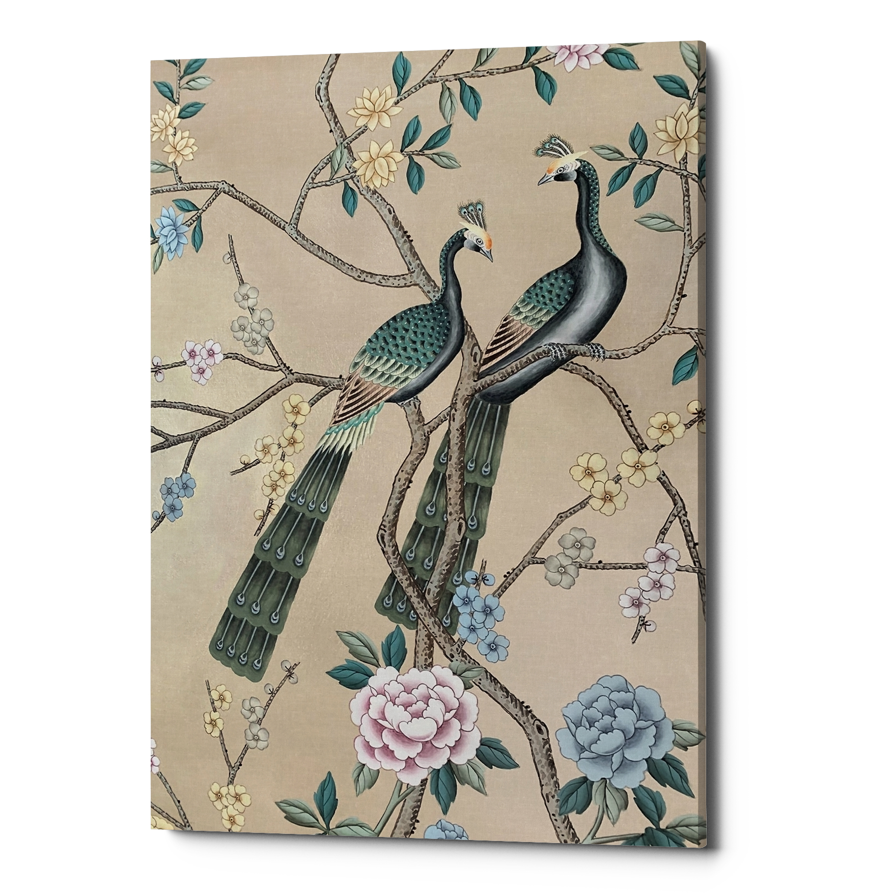 21060727 Картина «Императорский павлин», версия 1 (холст, галерейная натяжка) Object Desire 