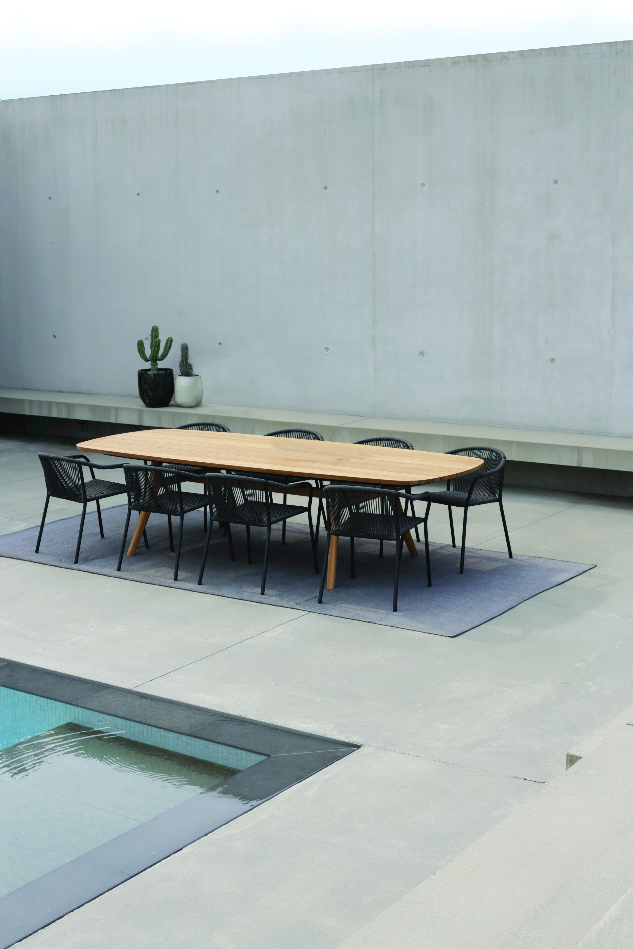 Olefin штабелируемый садовый стул с подлокотниками Royal Botania ARCH-00017590 - Вид №3