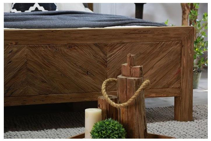 Arrediorg.it® Двуспальная кровать из массива дерева Woodside Ah101-15  - Вид №3