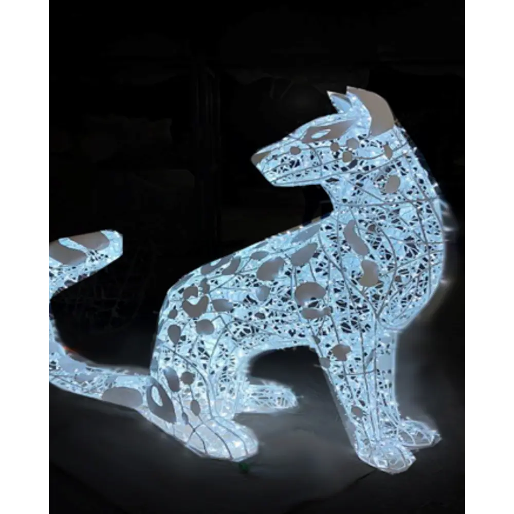 Электрическая светящиеся фигура Барс 400 LED 40x120x60 см теплый белый свет 86164084 STLM-2033252 LUMINE AJUR 