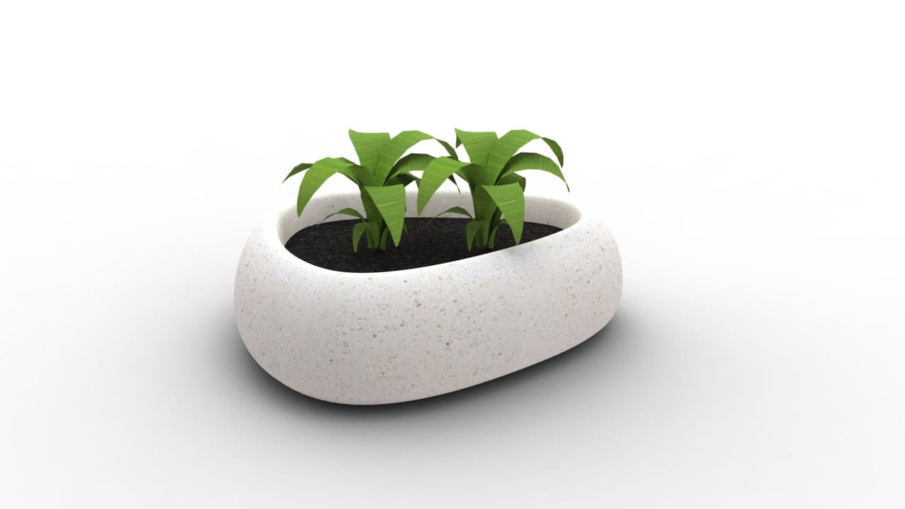 Восстановленный каменный низкий плантатор Viscio Urban Design LEAF ARCH-00022332 - Вид №11