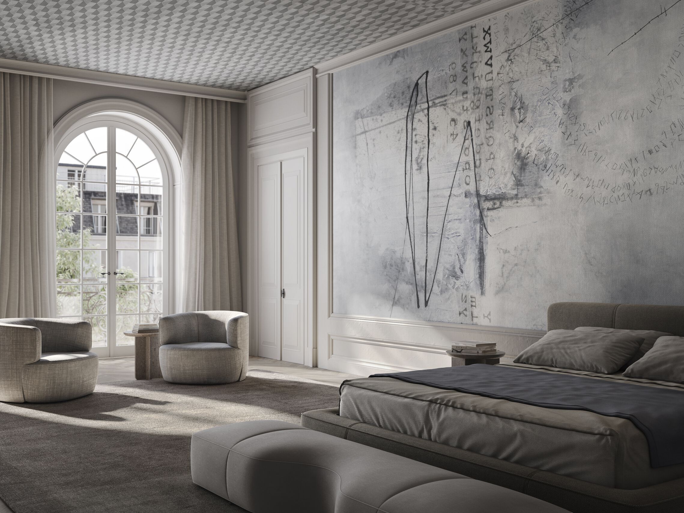 Обои с надписью GLAMORA Creative Collection Chapter XV ARCH-00065879