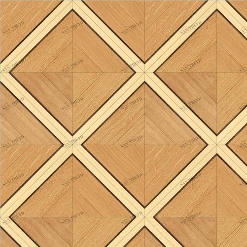 Художественный паркет Da Vinci Щитовой 26-491 Дуб (Гладкая) 500х500 мм 26010491