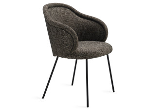 Мягкий тканевый стул с подлокотниками