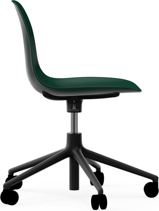 606054 Кресло Swivel 5W Gaslift Black Alu Green Normann Copenhagen Form - Вид №2
